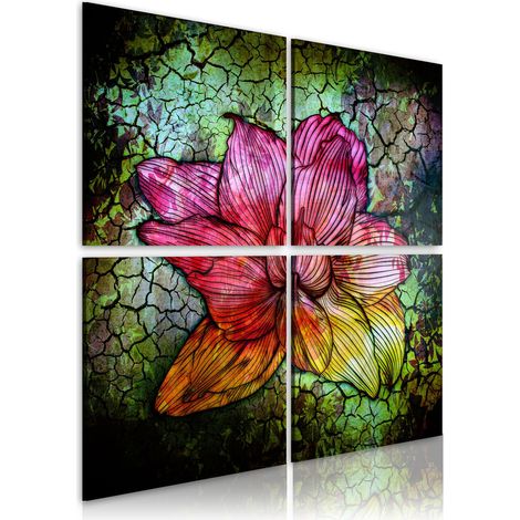 Quadro - Fiore di vetro - 40x40 (1/4)