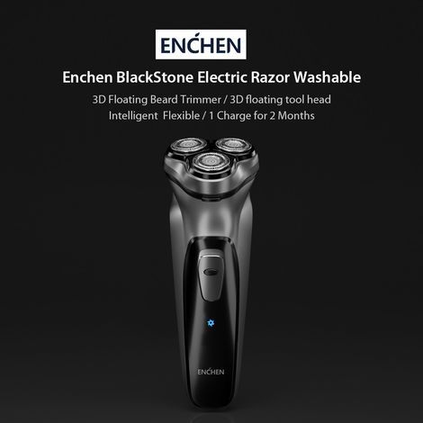 Decdeal Enchen 3D Elektrorasierer Enchen Blackstone Rasierer Barttrimmer für Herren Wiederaufladbare Rasiermaschine (1/5)