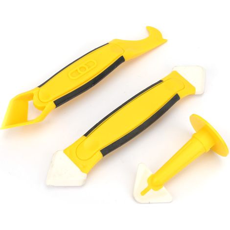 Kit de 3 pièces lisseur de mastic, grattoir applicateur nettoyeur enleveur finisseur pour joints (1/5)