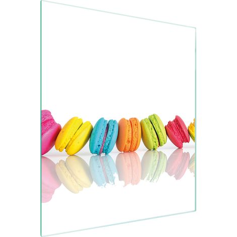 Glasschneidebrett 45x52 Bunt