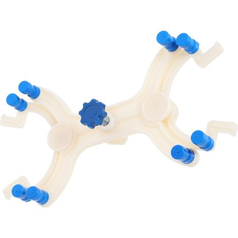 Pince légère en plastique pour burette, beige, expériences (1/5)