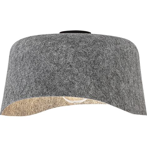 Plafoniera Rabalux Farelia feltro grigio Ø40 E27 10W (1/5)