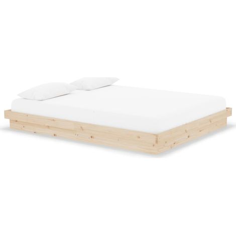 Maison Exclusive - Massivholzbett ohne Matratze 160x200 cm
