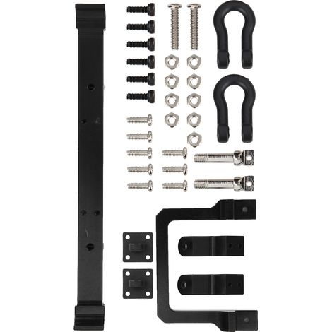 Pare-chocs avant renforcé avec boucle pour modèles RC MN90, MN91, MN45, MN96, MN99, MN40 - Noir (1/5)