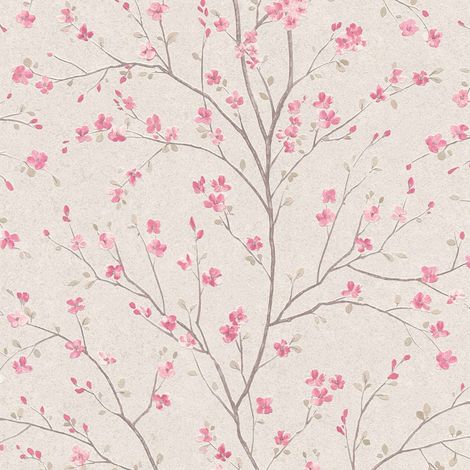 BRICOFLOR Papier peint Marron - Papier peint Fleuri - 10,05 x 0,53 m (1/5)