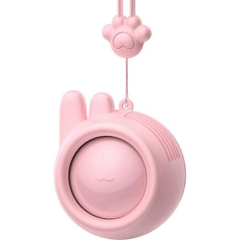 Mini ventilateur rafraîchissant USB rechargeable avec batterie de 900 mAh, à porter autour du cou. (1/5)