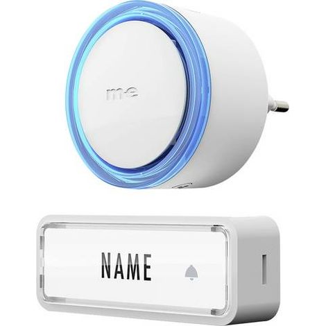 [NEUWERTIG] B-Ware M E Modern Electronics 41150 Funkklingel Türgong Komplett Set Mit Namensschild
