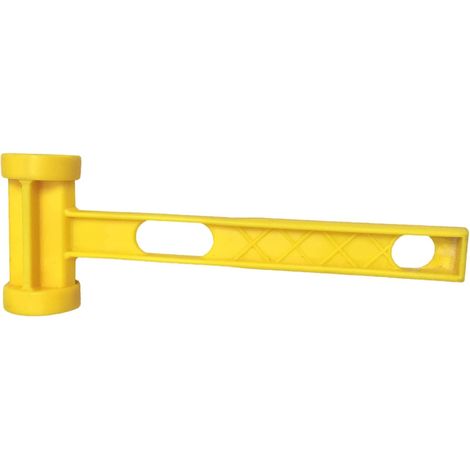 Marteau De Tente - 1 Pièce - Plastique - Multifonction Pour Piquets Et Creusage - Camping Et Randonnée - 26 x 9 x 4,3 cm (1/5)
