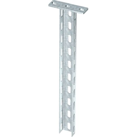 OBO Bettermann Pie colgante con placa de cabeza soldada 50x30x300 Acero galvanizado en caliente, 6342353