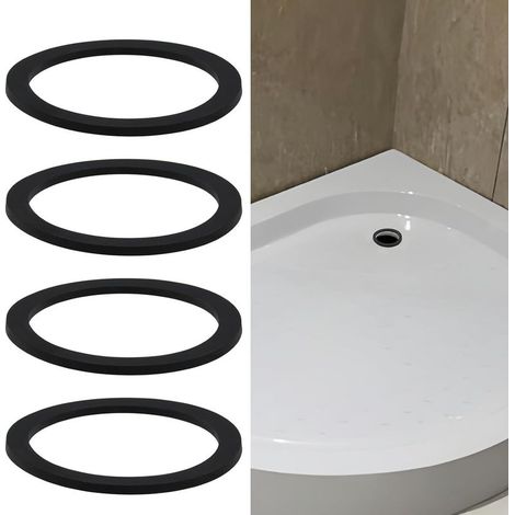 Set mit 4 Ersatz-O-Ringen aus Gummi für 90-mm-Duschwannen – 105 mm x 85 mm x 4 mm (1/5)