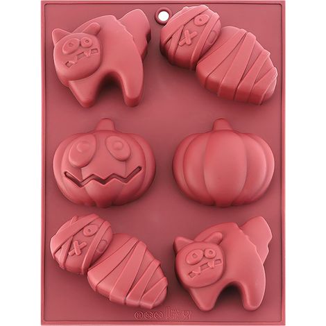 Halloween-Silikonform, 6 Mulden, Bastelbedarf (1/5)