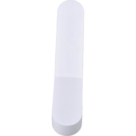 LED-Wandleuchte aus Aluminium für Zahnbürsten, modern minimalistisch, Dekoration für Wohnzimmer, Schlafzimmer, Flur, Garten, kreatives Design (AC85-265V, warmweißes Licht, weißes Gehäuse 4W) (1/5)