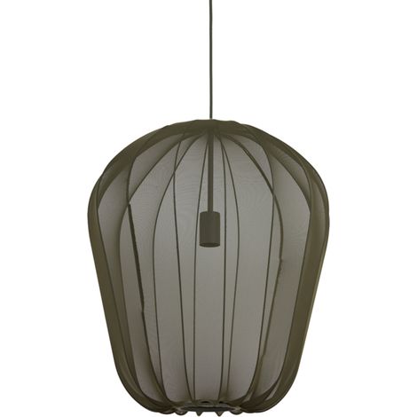 Light & Living - suspension - Plumeria - vert - textile - Ø 50cm (1/4)
