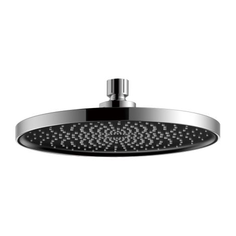DianHydro soffione doccia doccetta tondo licata monogetto in ABS nero per wc bagno (1/2)