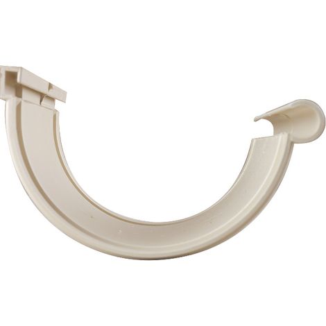 First Plast – Raccord pour gouttière jonction longue 25 cm en PVC – Couleur sable – Résistant aux intempéries – Installation facile par collage ou joints (1/4)
