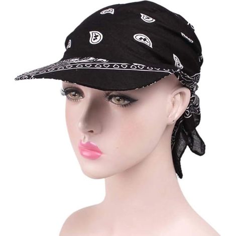 Foulard imprimé en coton, protection solaire et thermique multi-usage, bandana pour femme et homme