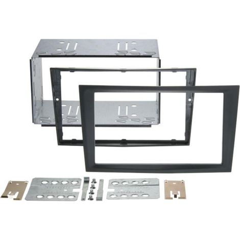 Kit Support Autoradio compatible avec Opel Astra H Edition Anthracite rubber touch