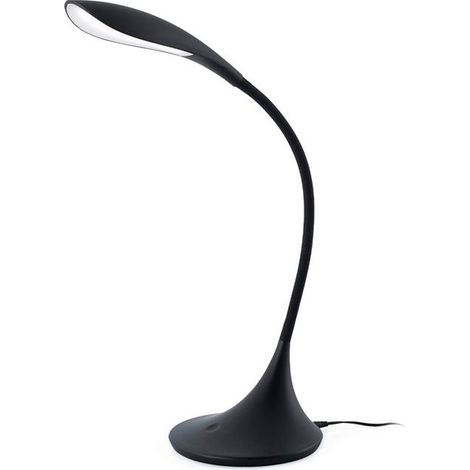 Otto collo di cigno Nero Led 6W 4000K 550Lm Marca Faro