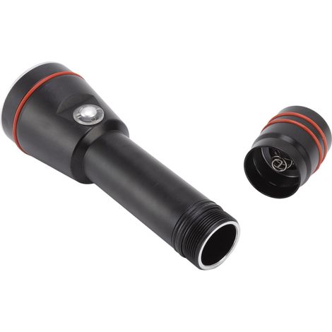 Lampe torche sous-marine professionnelle 5000 lm, étanche IPX8, idéale pour la plongée et la pêche. (1/5)