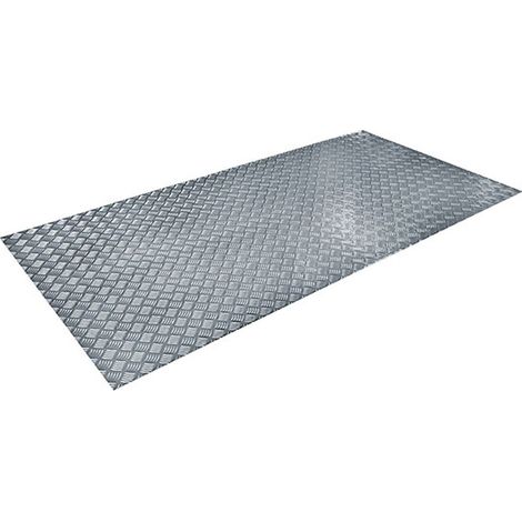Rechteckige Platte – Aluminium – Maße 2,00 x 1,00 m - PR-DAMIER-2000/3.5 (1/5)