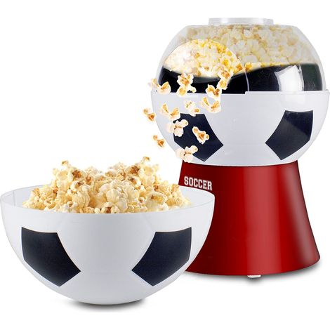 BEPER P101CUD051 Macchina Popcorn "Football Edition" - Macchina per Pop Corn Senza Grassi in 3 Minuti (1/5)