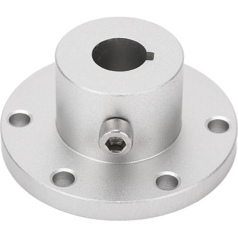Keilwellenkupplung für 1/2-Zoll-Fernbedienungsmodell, Aluminiumlegierung, silbernes Zubehör für Fernbedienungsmodell, als Ersatzteil. (1/4)
