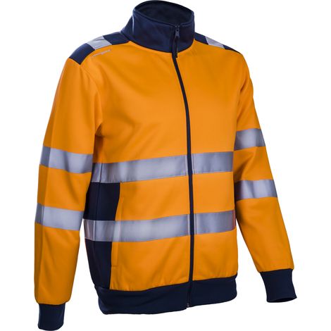VESTE THERMIQUE HAUTE VISIBILTE GOKKAN ORANGE/MARINE T2XL - 5GOK1702XL - COVERGUARD (1/2)