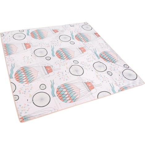 Tapis anti-dérapant imperméable pour chaise bébé, design mignon et facile à nettoyer. (1/5)