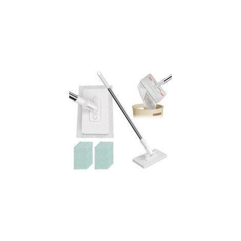 Balai Microfibre avec Système de Serrage à Pression, Balai Serpillère