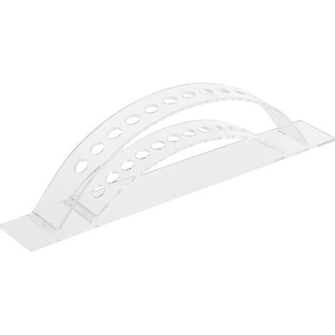 Présentoir à crayons à sourcils en forme d'arc et porte-pinceaux de maquillage, organisateur de pinceaux cosmétiques (1/5)