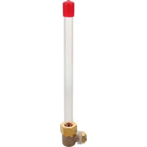 Jauge de niveau d'eau : Jauge de niveau de liquide en acrylique haute transparence pour réservoir d'eau, chaudière et piscine de lutte contre l'incendie - Détection précise pour usage domestique et co