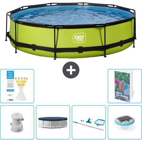 Exit Pool Rund - 360x76 cm - 7-teilig S247