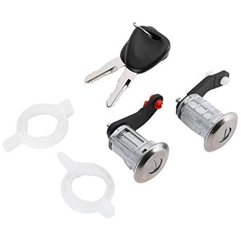 Cylindre de serrure 7701470944 cylindre de serrure de porte gauche droite avec accessoire 2 clés adapté pour 1998-2016 (1/5)