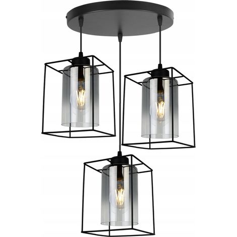 LAMPADA A SOSPENSIONE MODERNA ED ELEGANTE CON PARALUME IN VETRO (1/5)