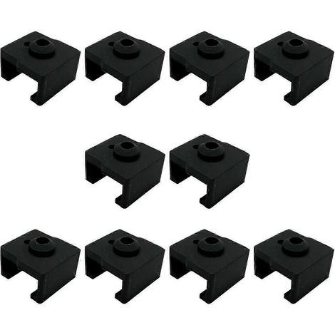 Manchon isolant en silicone haute température compatible avec les imprimantes 3D CR-6 - Manchon en silicone noir 10 (1/5)
