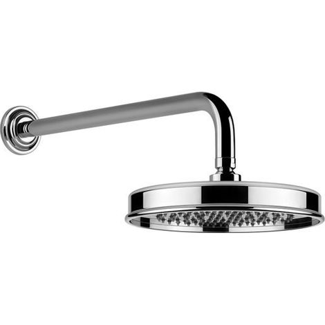 Gessi Venti20 Antikalk-Kopfbrause, D229mm, mit Gelenk und Wandarm