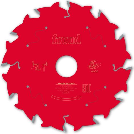 FREUD Lame de scie circulaire & plongeante - Bois - 120 mm - 1.8 mm - 20 mm - 12 dents