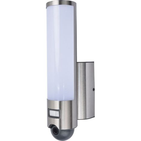 Applique esterno LED ELARA Lutec argento 1300lm IP44