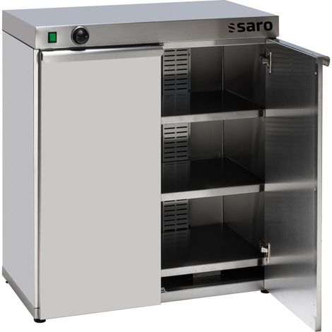 Chauffe-assiettes - 120 assiettes - Ø300mm - 1,5kW - 800x460x870mm - SYLT 120 - Saro