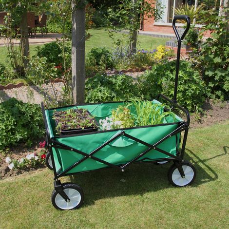 Faltbarer Gartenwagen Transportwagen Bollerwagen Handwagen