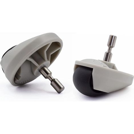 Lot 2 Roues Kombi Compatibles avec Roborock S7 S7maxv ultra S8 +G10 G10S G20 T7S Robot Aspirateur, Roue Avant Remplacement Accessoires Robot (1/5)