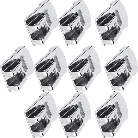 Lot de 10 pieds fronceurs à une broche en acier inoxydable pour machines à coudre domestiques (1/5)