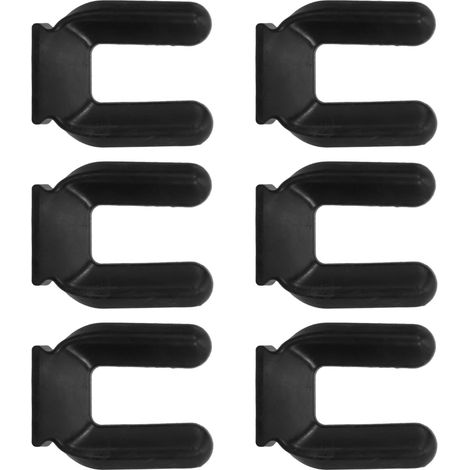 Lot de 6 embouts antidérapants en caoutchouc taille moyenne pour roule (1/5)