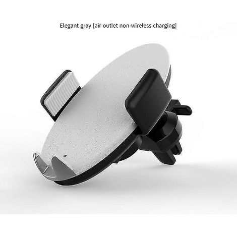 Support de téléphone de voiture à fixation automatique 15 W avec charge sans fil, gris élégant [charge sans fil non disponible via la sortie d'air] (Un ensemble) B919-91 (1/5)