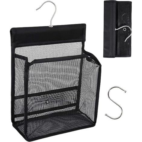 Sac la salle Panier rangement suspendu filet crochets Trousse toilette idéale les voyage