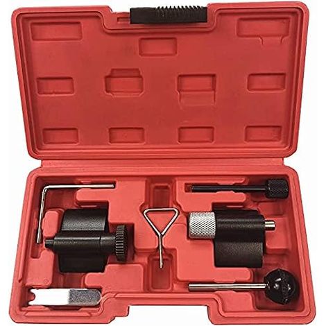 7-teiliges Riemenwechsel-Werkzeug-Set, Nockenwellen-Arretierwerkzeug, Kurbelwellendüse, TDI-Motoren, Pumpe, 1,2 1,4 1,9 2,0 l TDI Diesel Common Rail für VW/Audi/Ford/Seat/Skoda