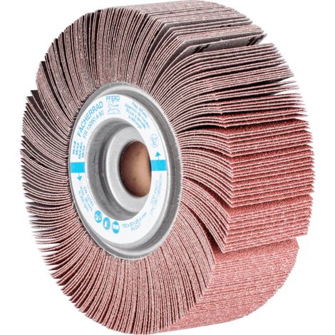 PFERD TOOLS Lamellenschleifrad FR Ø 150x50mm Bohrung Ø 25,4 mm A80 für universelle Anwendung 2 Stk (1/5)