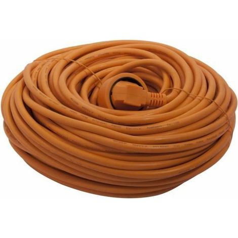 CHACON-Prolongateur HO5VVF 3 x 1,5 mm2 40 m - Orange