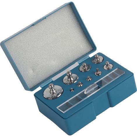Ensemble de poids d'étalonnage de précision 17 pièces 211.1g, pour balances de bijoux et tests de 10mg à 100g (1/5)