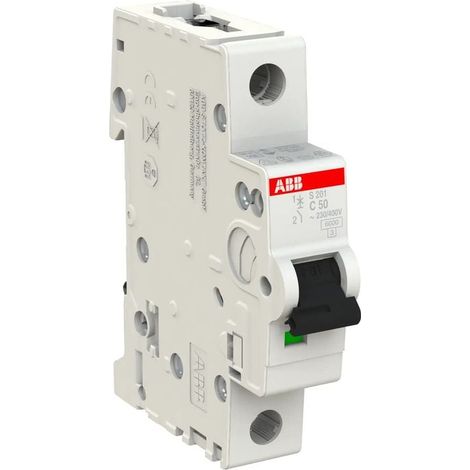 Interruttore automatico 1P C 50A 6kA AC S201-C50 2CDS251001R0504